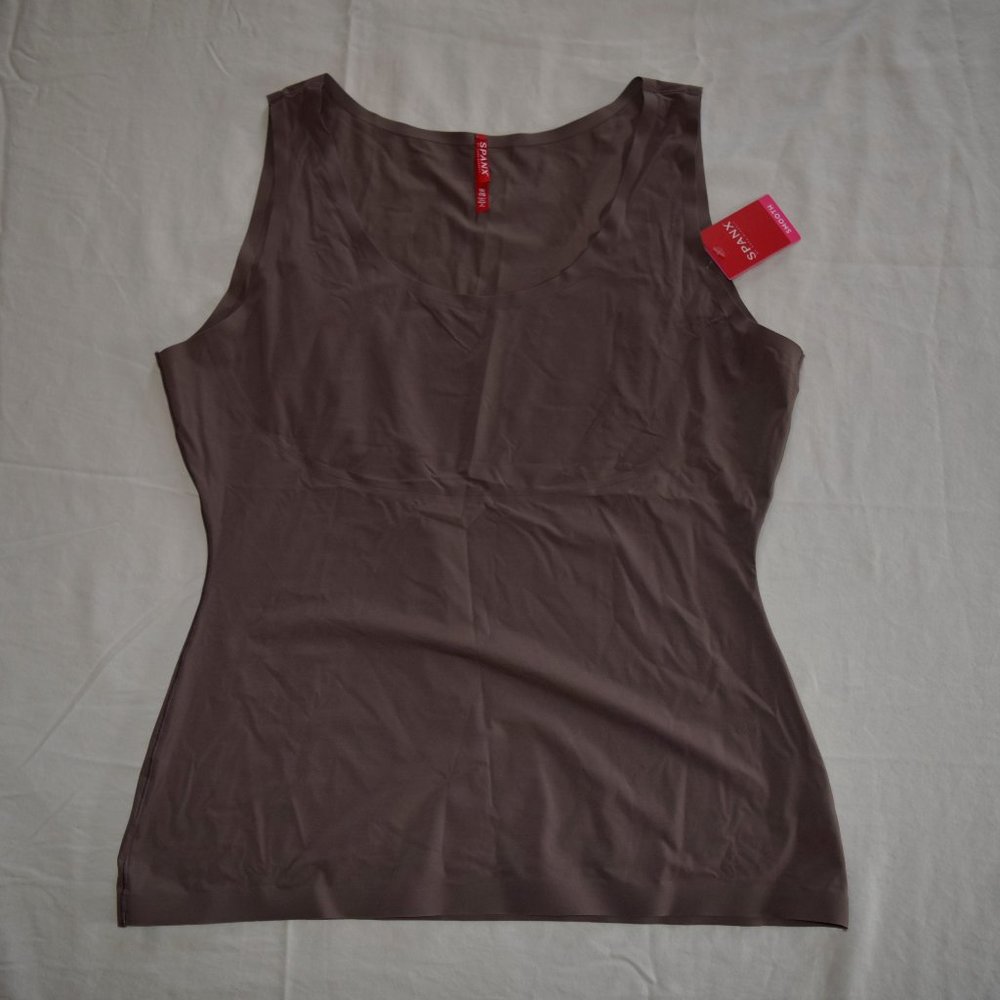 NWT Spanx Thinstints tank top- Mineral Taupe  1X